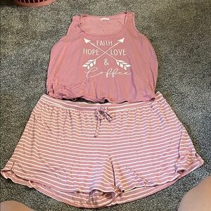 Maurice’s Pink Graphic Sleepwear Set